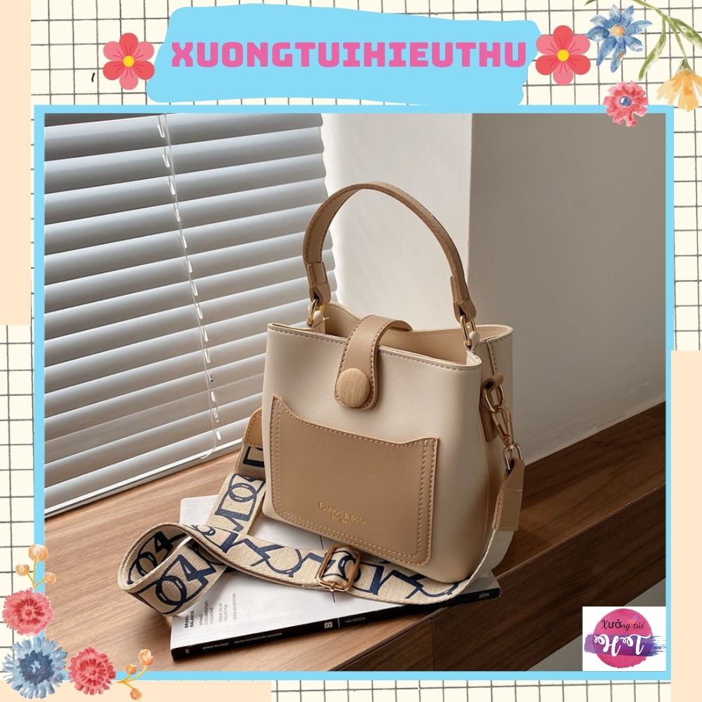 Túi xách nữ đeo chéo đeo vai thời trang Hàn Quốc Vintage Xuotuihieuthu 521