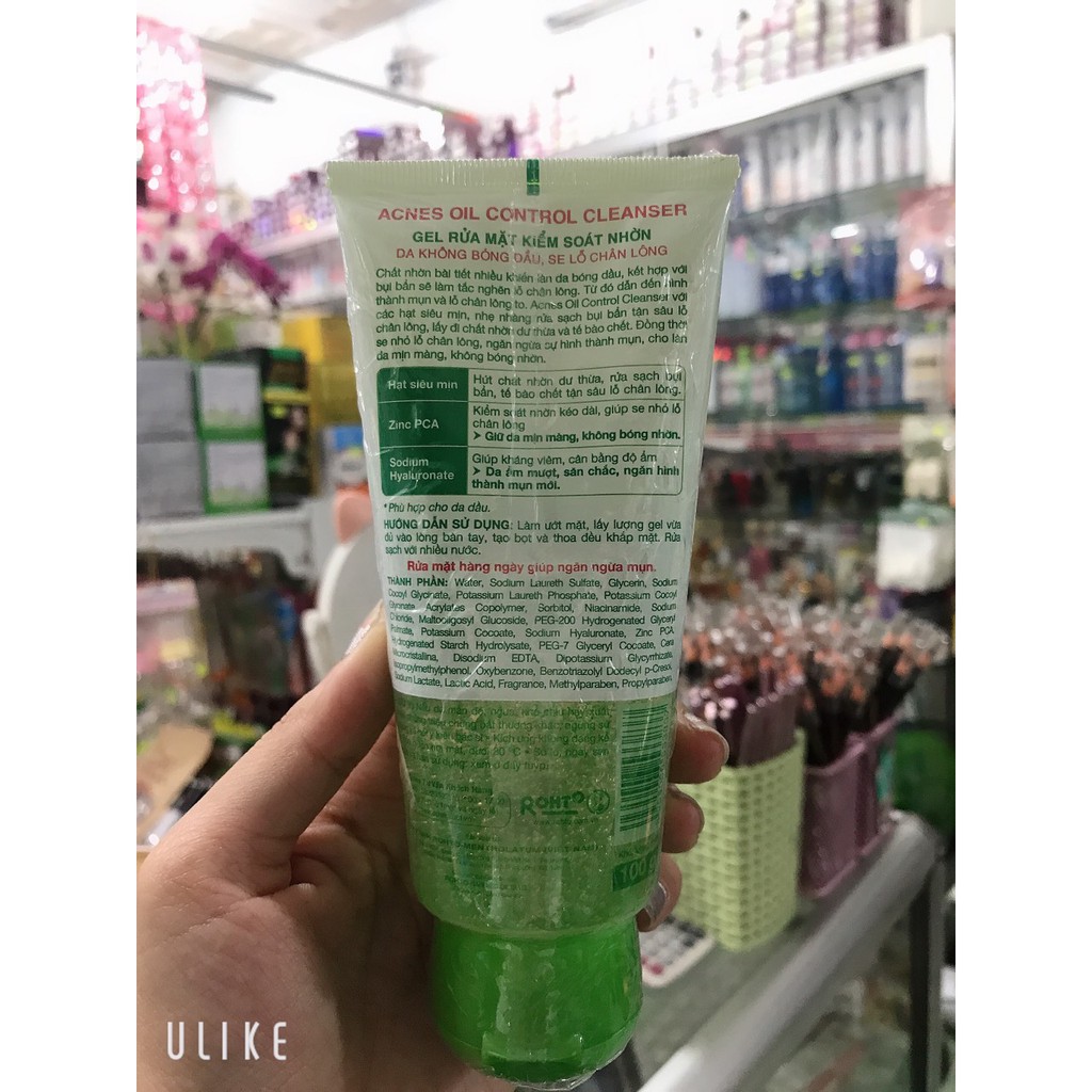 sữa rửa mặt ACNES 100ml [chuẩn hàng cty 100%]