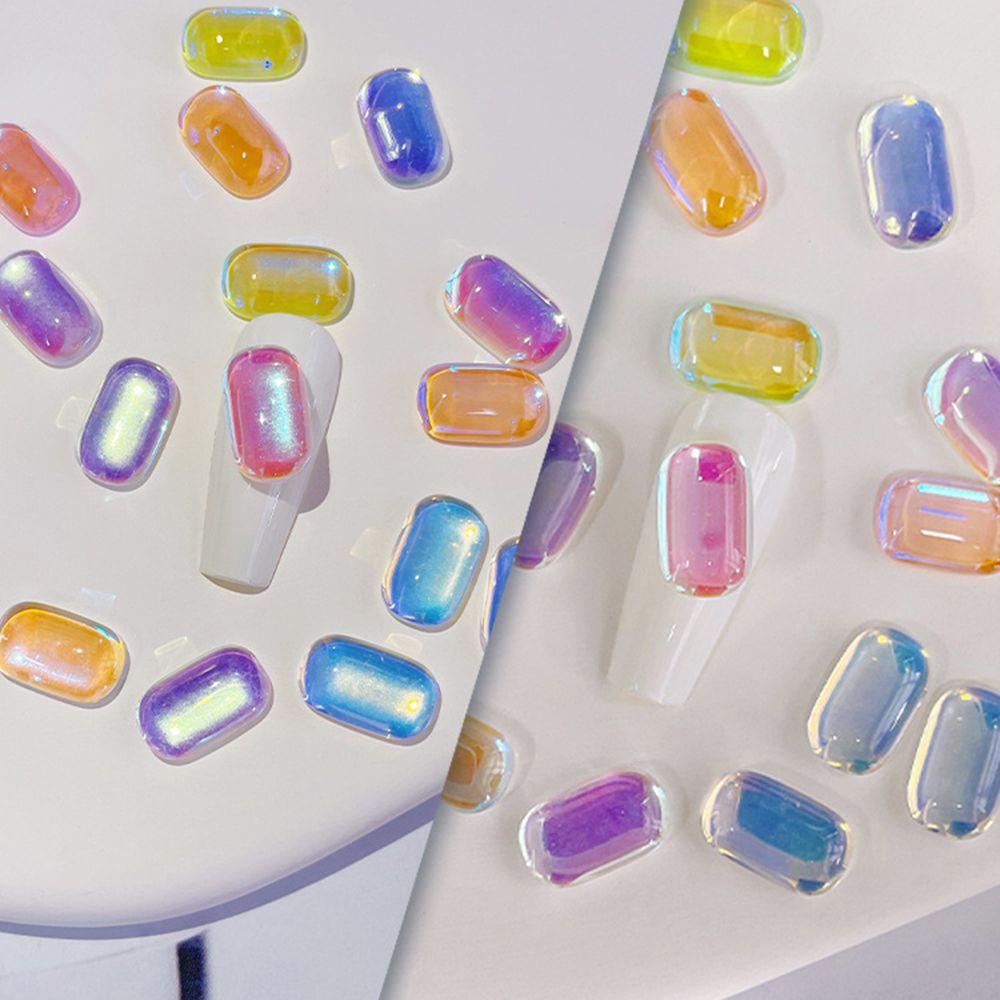 Hương Thơm Móng Tay|Phụ Kiện Nhựa Resin Hình Bát Giác/Tròn/Tròn Trang Trí Móng Tay Cho Nữ|Charm Làm Móng