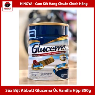 Sữa bột Abbott Glucerna Úc Vanilla hộp 850g