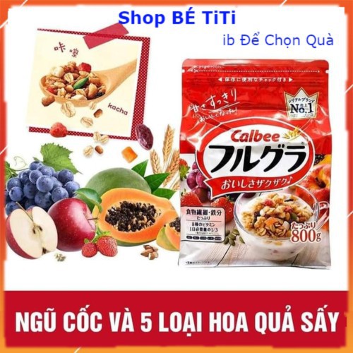 Ngũ cốc trái cây Calbee Nhật Bản