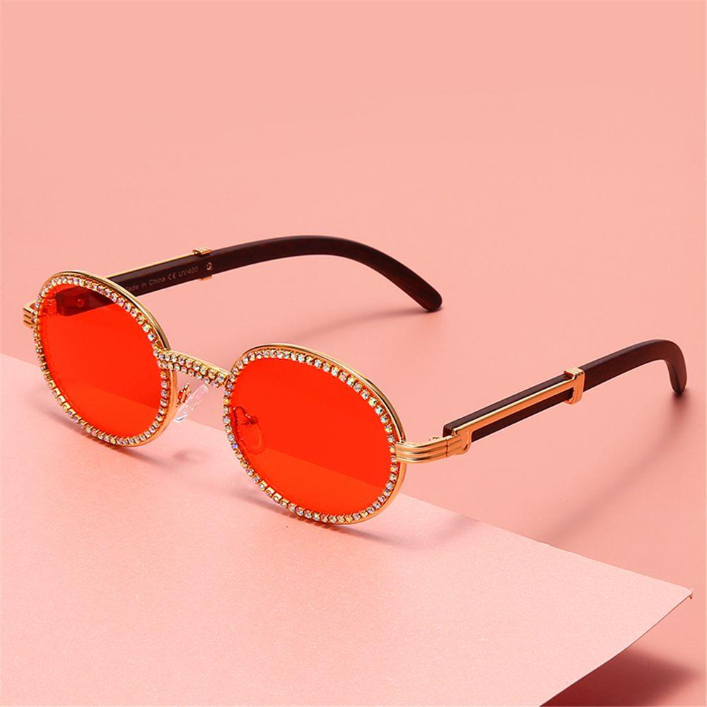 Kính Mát Gọng Oval Chống Tia UV400 Phong Cách Vintage|Tấm Che Nắng Chất Lượng Cao Tiện Dụng