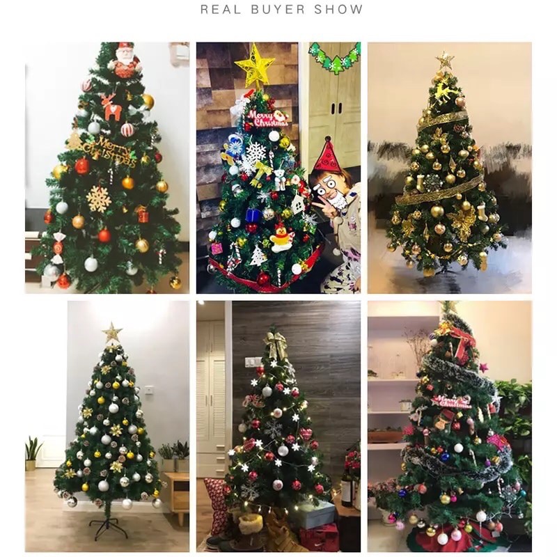 QUẢ CẦU NHŨ KIM TUYẾN LẤP LÁNH TRANG TRÍ CÂY THÔNG NOEL