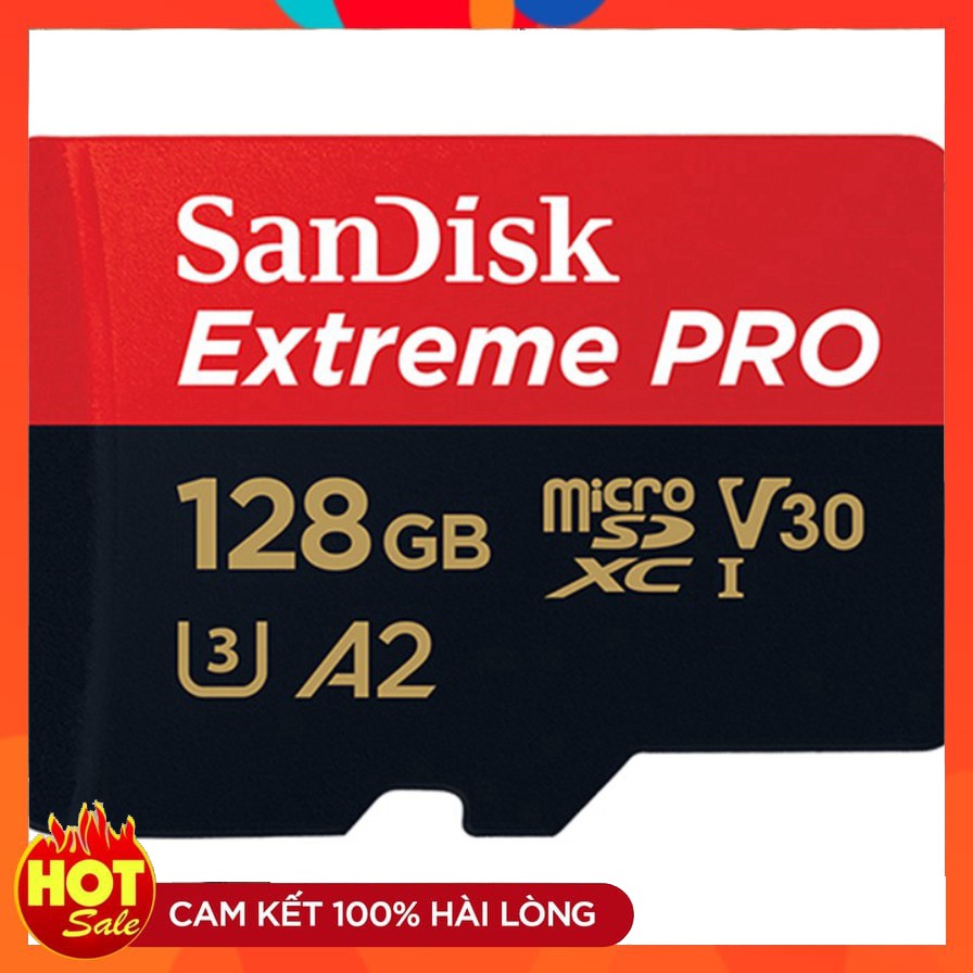 Thẻ nhớ Micro SD San disk Extreme PRO A2 128GB 170MBs video 4K | WebRaoVat - webraovat.net.vn