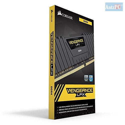 RAM Máy tính Desktop CORSAIR VENGEANCE® LPX 32GB (2 x 16GB) DDR4 3000MHz C16 ĐEN-CMK32GX4M2C3000C16 - Hàng Nhập Khẩu US