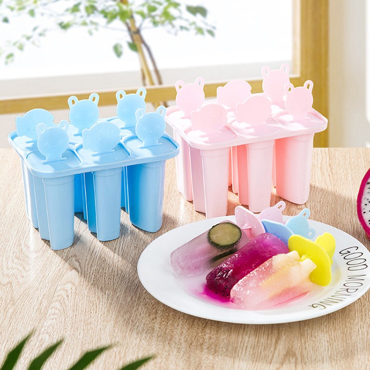Bộ khuôn làm kem 6 ngăn nhựa Việt Nhật(giao mẫu ngẫu nhiên)
