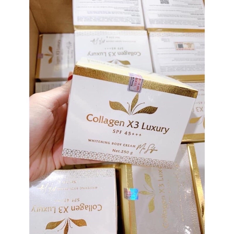 COMBO 10 HỘP BODY COLLAGEN X3 LUXURY 250G Mỹ Phẩm Đông Anh x3 (Chính Hãng cty 100%)