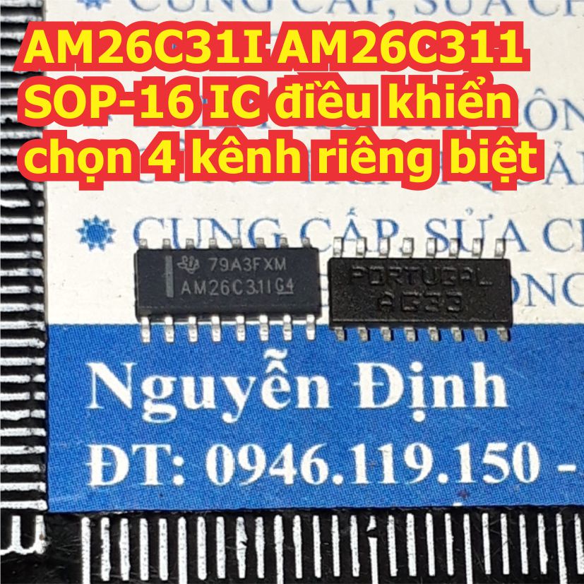 2 con AM26C31I AM26C311 26C31 SOP-16 IC điều khiển chọn 4 kênh riêng biệt kde7903