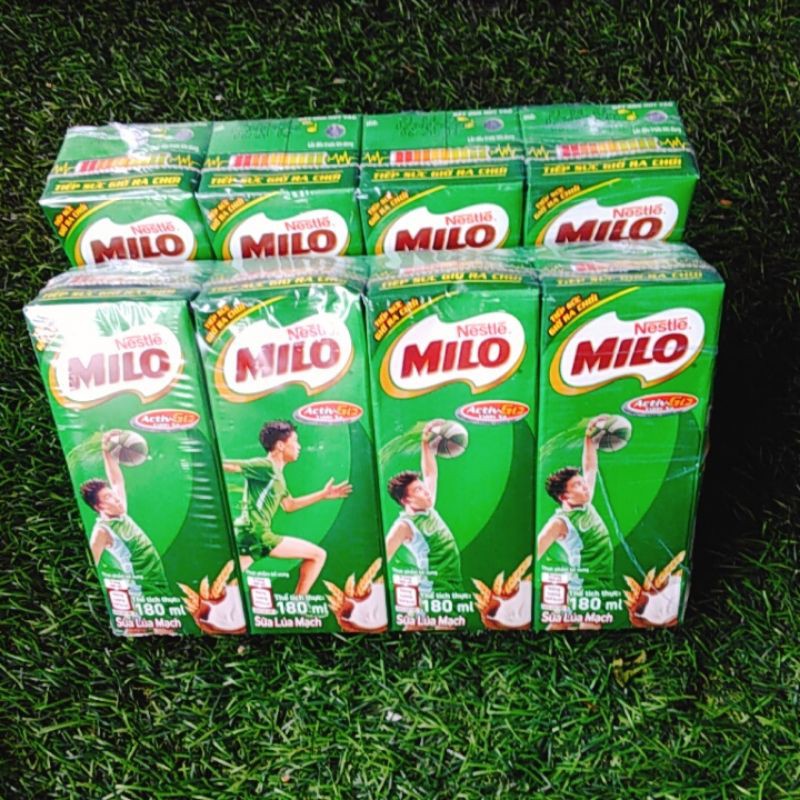 Combo 2 vỉ sữa milo 180ml cho trẻ trên 6 tuổi