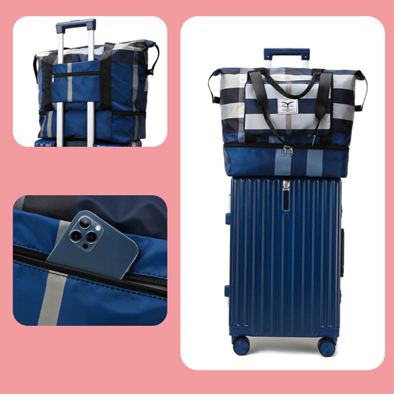 QQ Túi Xách Du Lịch Cỡ Lớn Có Ngăn Đựng Giày Tiện Dụng