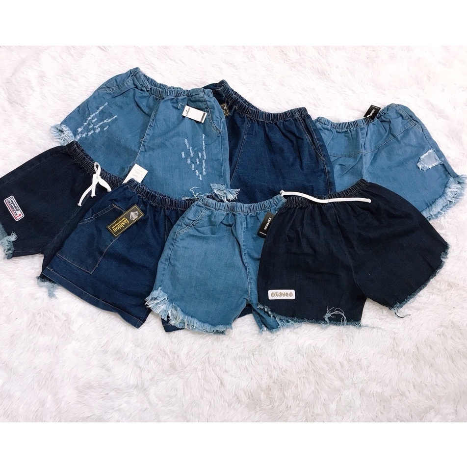 QUẦN SHORT JEAN LƯNG THUN _ COMBO 3 QUẦN 100K, QUẦN JEAN