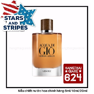 Nước hoa dùng thử Men's Acqua di Giò Absolu EDP 10ml/20ml Spray / Chuẩn authentic