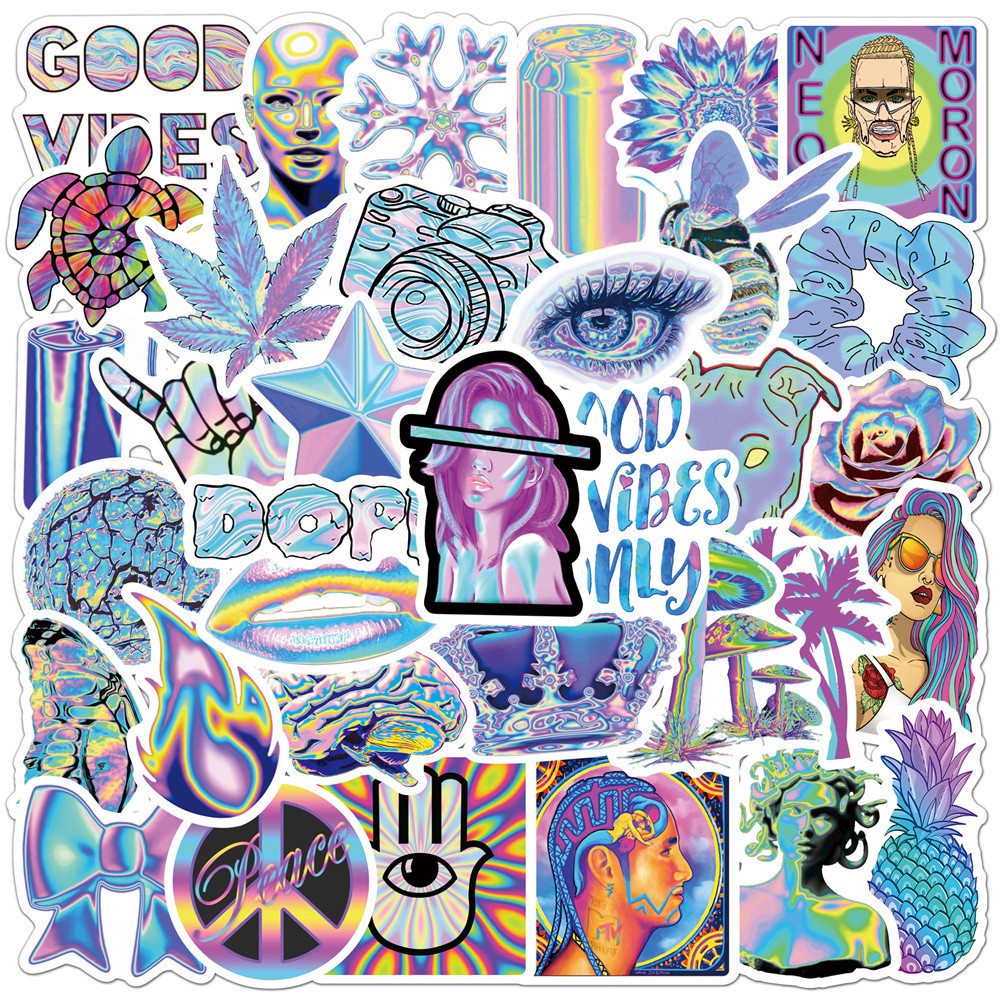 [50 Hình] Hình dán sticker phong cách trìu tượng - DB.126