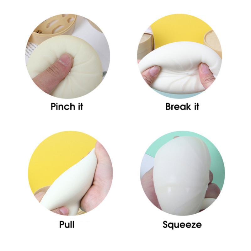 Đồ Chơi Giải Nén Mô Phỏng Bánh Bao Hấp Quà Tặng Thú Vị TPR Nồi Hấp Nhỏ Bún Nhồi Thư Giãn Đồ Chơi Áp Lực Sáng Tạo Cho Trẻ Em Người Lớn, Khuyến Mãi