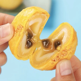 Bánh trứng chảy nhân trân châu việt quất siêu ngon