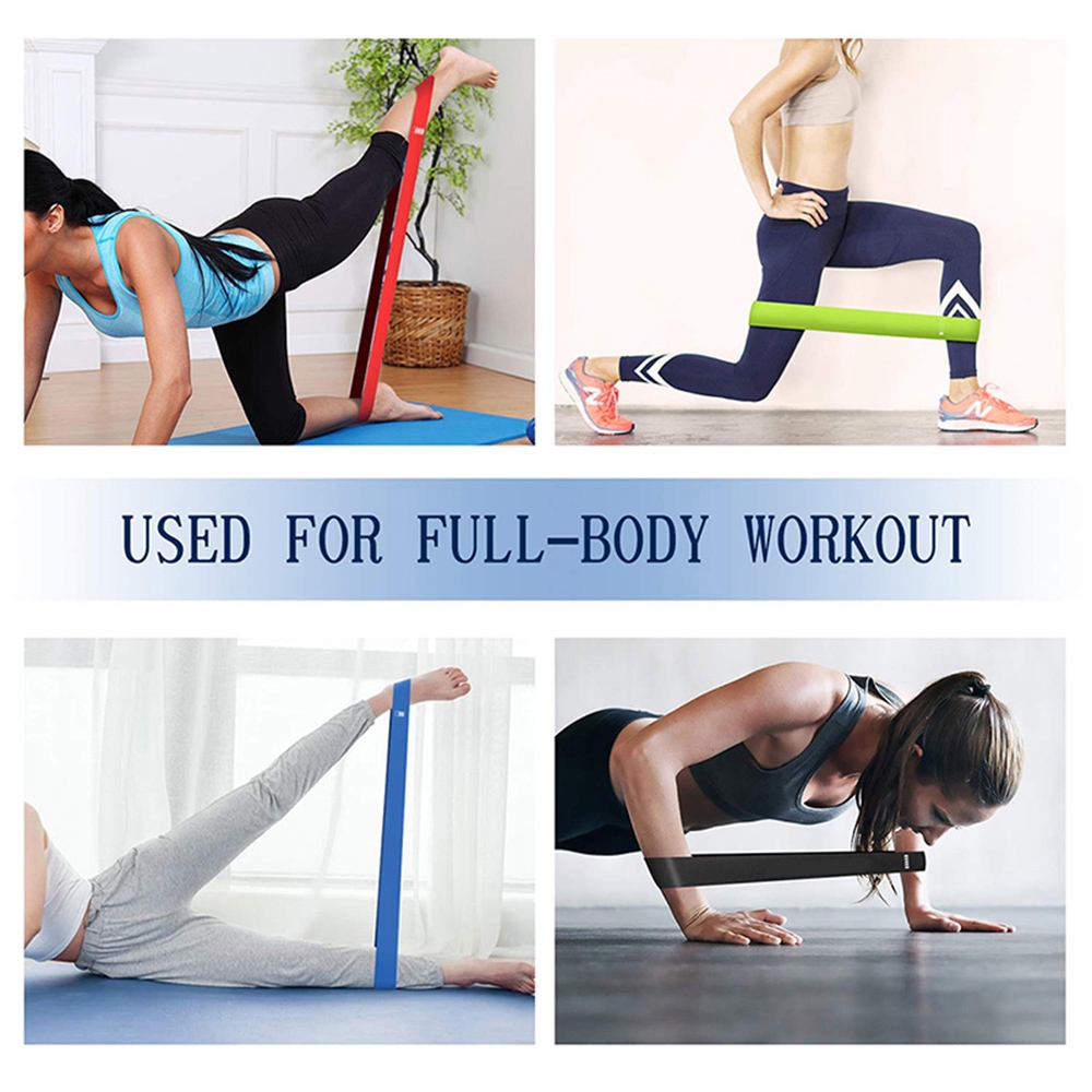 Set 1/5 Dây Cao Su Kháng Lực Dùng Để Hỗ Trợ Các Bài Tập Yoga