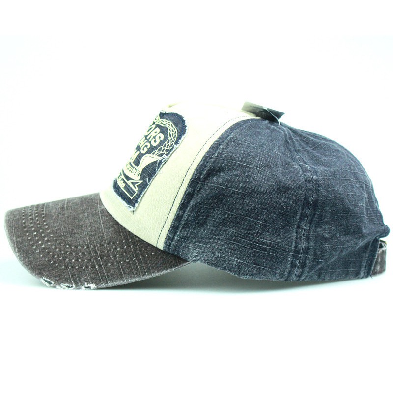 Mũ Lưỡi Trai jeam Hoạ Tiết Thêu Hàn Quốc MOTO