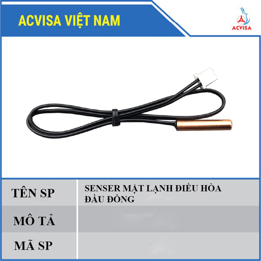 Combo 4 ( Đầu dò cảm biến ) Senser Mặt Lạnh Điều Hòa Đầu Đồng Loại 5K; 10K; 15K; 20K