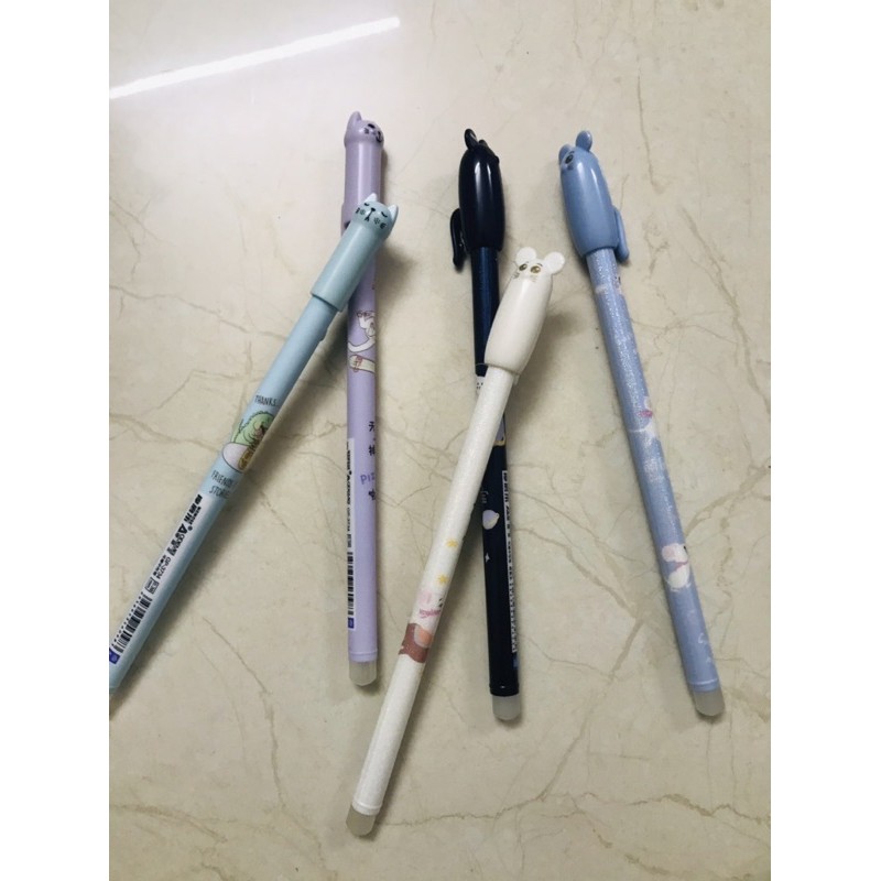 Bút xóa được đầu thú siêu xinh,đầu bút 0.38 mm có thể xóa được - VPP Brendo