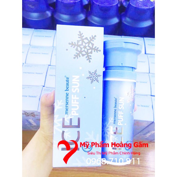 Kem chống nắng mát lạnh ICE PUFF SUN mersenne beaute 100ml