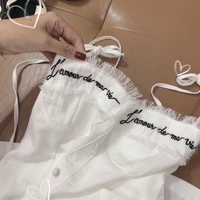 ĐẦM THÊU TRẮNG 2D