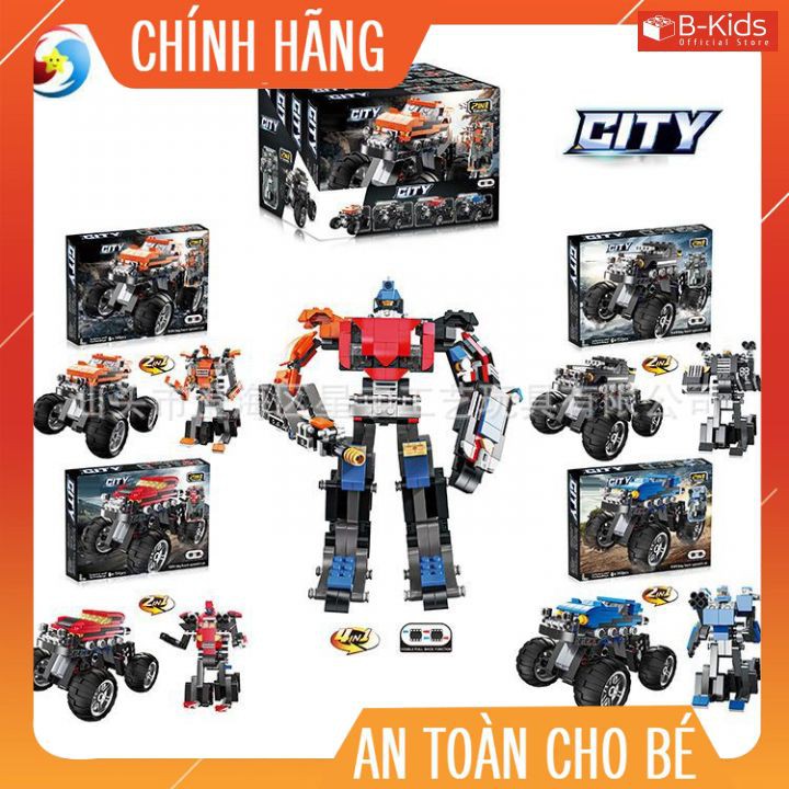 Bộ xếp hình LEGO ô tô biến hình ROBOT, SIÊU NHÂN [HÀNG NHẬP KHẨU], [QUATEST 1 KIỂM ĐỊNH] sản phẩm chất lượng cao