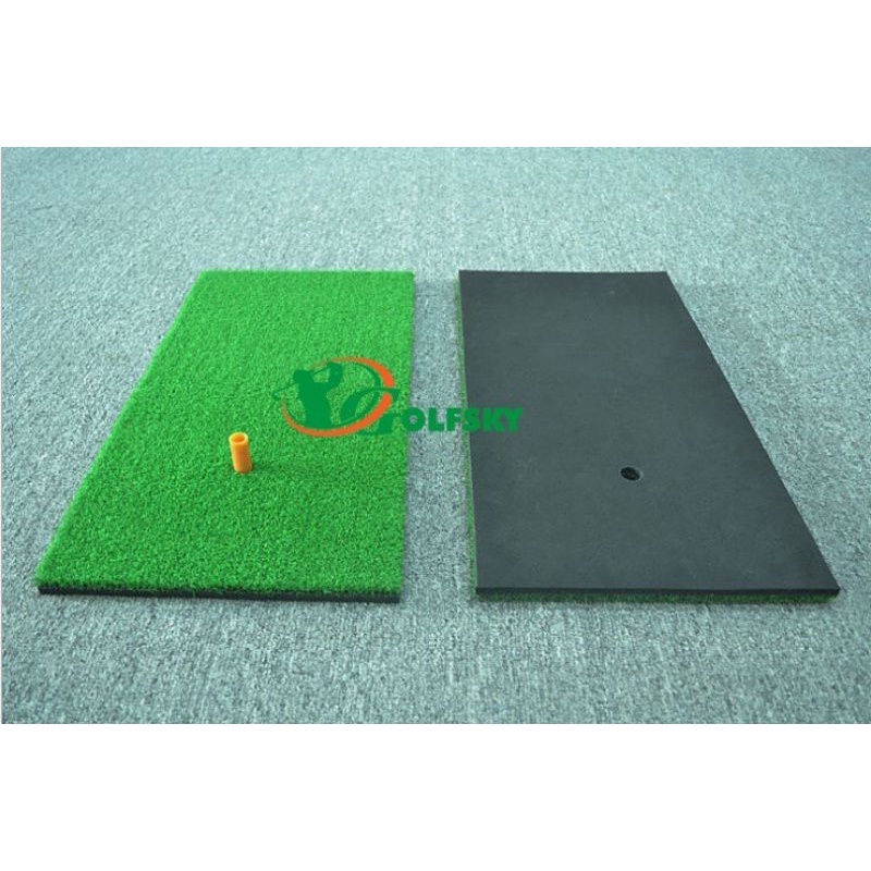 Thảm tập swing golf Mini kích thước [30cm x 60cm]: Kèm Tee cao su và bóng golf xốp , 2 lựa chọn