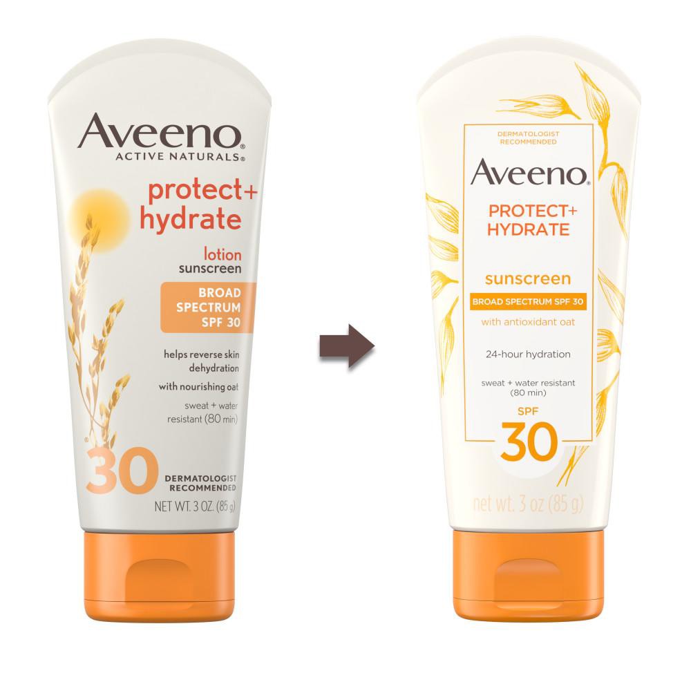 Kem Chống Nắng SPF30 AVEENO PROTECT & HYDRATE LOTION SUNSCREEN WITH BROAD SPECTRUM SPF 30 - 85g