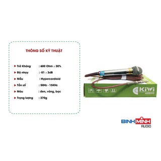 Micro có dây Kiwi T100