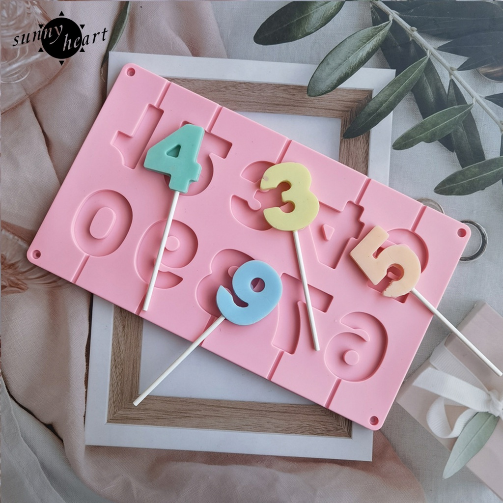 Khuôn Silicone Làm Kẹo Mút / Sô Cô La / Món Tráng Miệng