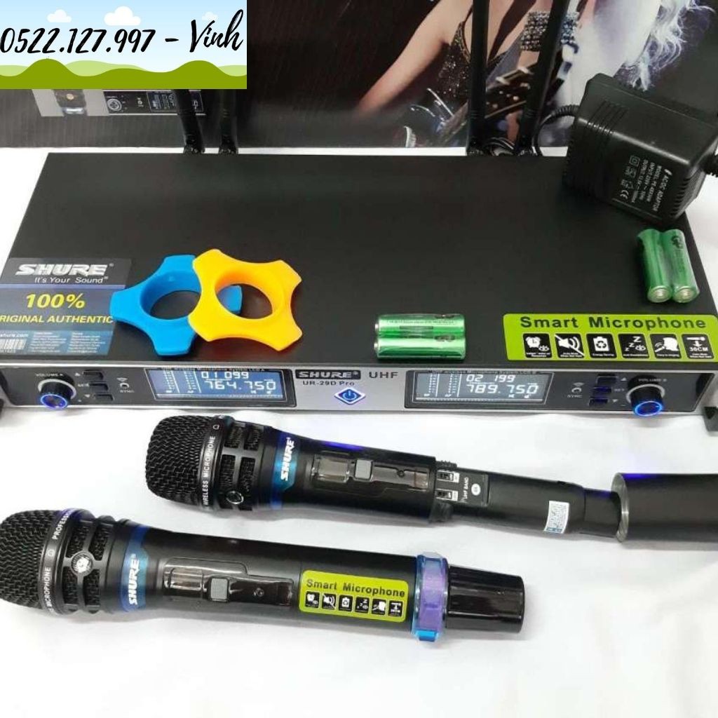 Micro không dây SHURE UR29D PLUS ( Hàng nhập khẩu loại 1 ) - Gia Khang Shop