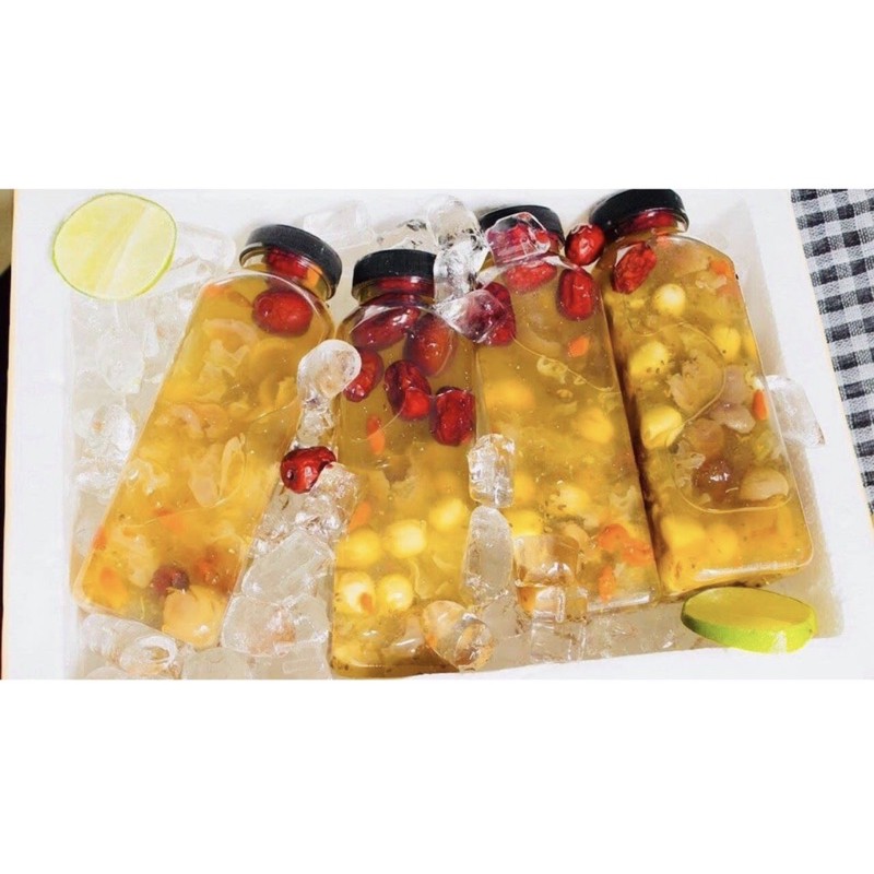 Set Chè Tuyết Yến Dưỡng Nhan Set 250gr nấu 12-15 chén, Set 520gr nấu 20-25 chén