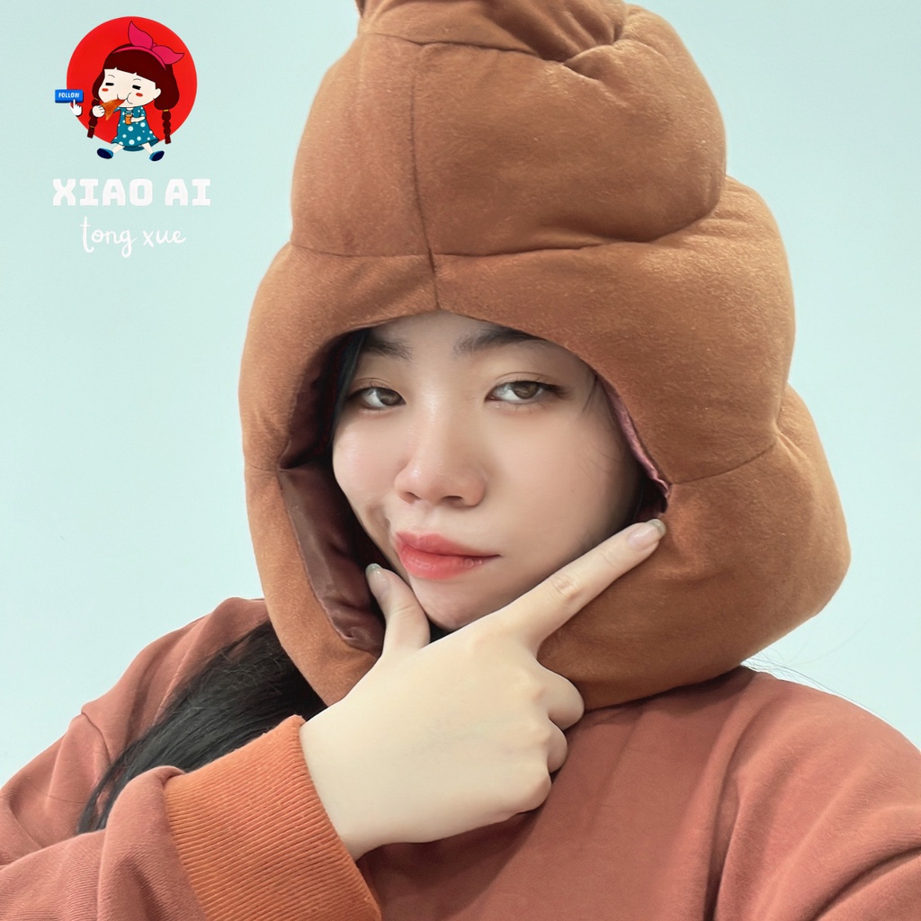 Mũ SHIT Cute  Shit Dễ Thương Sáng Tạo & Giữ Ấm