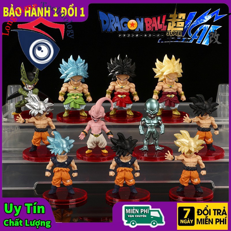 Mô Hình nhân vật Dragon Ball - Bộ 21 Nhân Vật  Sưu tầm, Trang trí bàn làm việc, case máy tính-Bảo Hành 12 Tháng