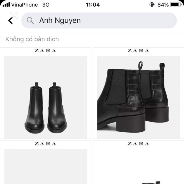 Bốt da anke đế vân