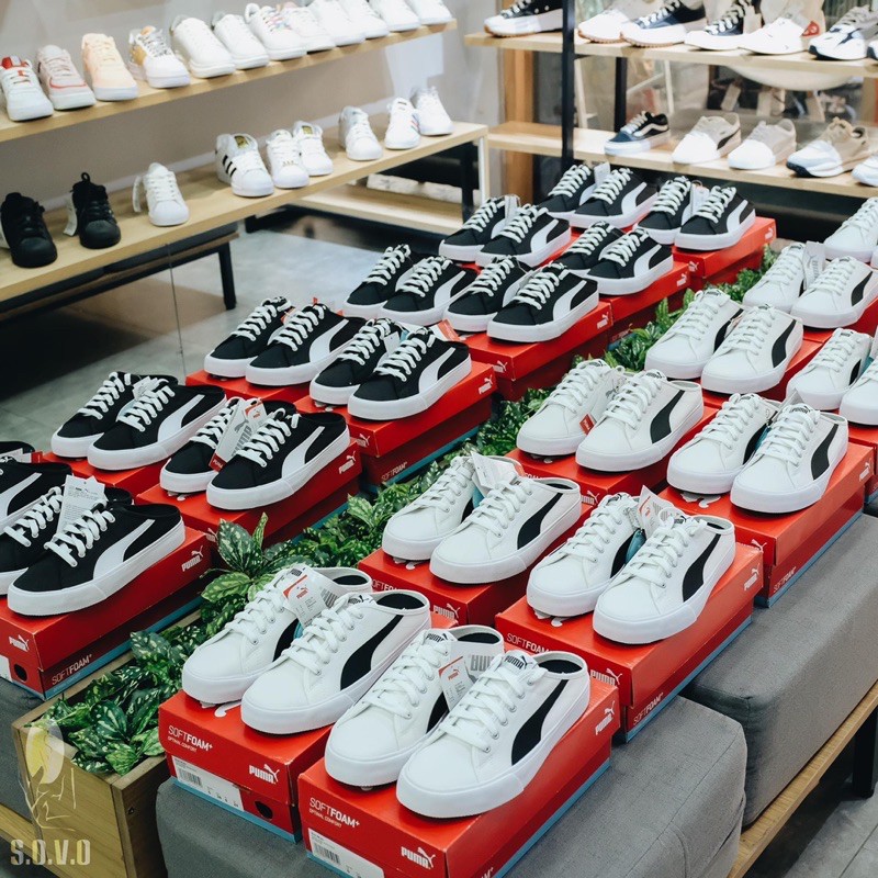 [Mã FAGREEN245 giảm tới 30K đơn 99K] 🔵[Freeship]🔵🔴 Giày Đạp gót Puma Bari Mule Korea🔴 | BigBuy360 - bigbuy360.vn
