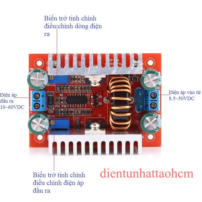 MẠCH BOOST TĂNG ÁP DC-DC 15A 10-60V 400W