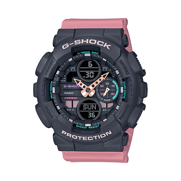 Đồng hồ casio nữ dây nhựa G-SHOCK GMA-S140-4ADR chính hãng