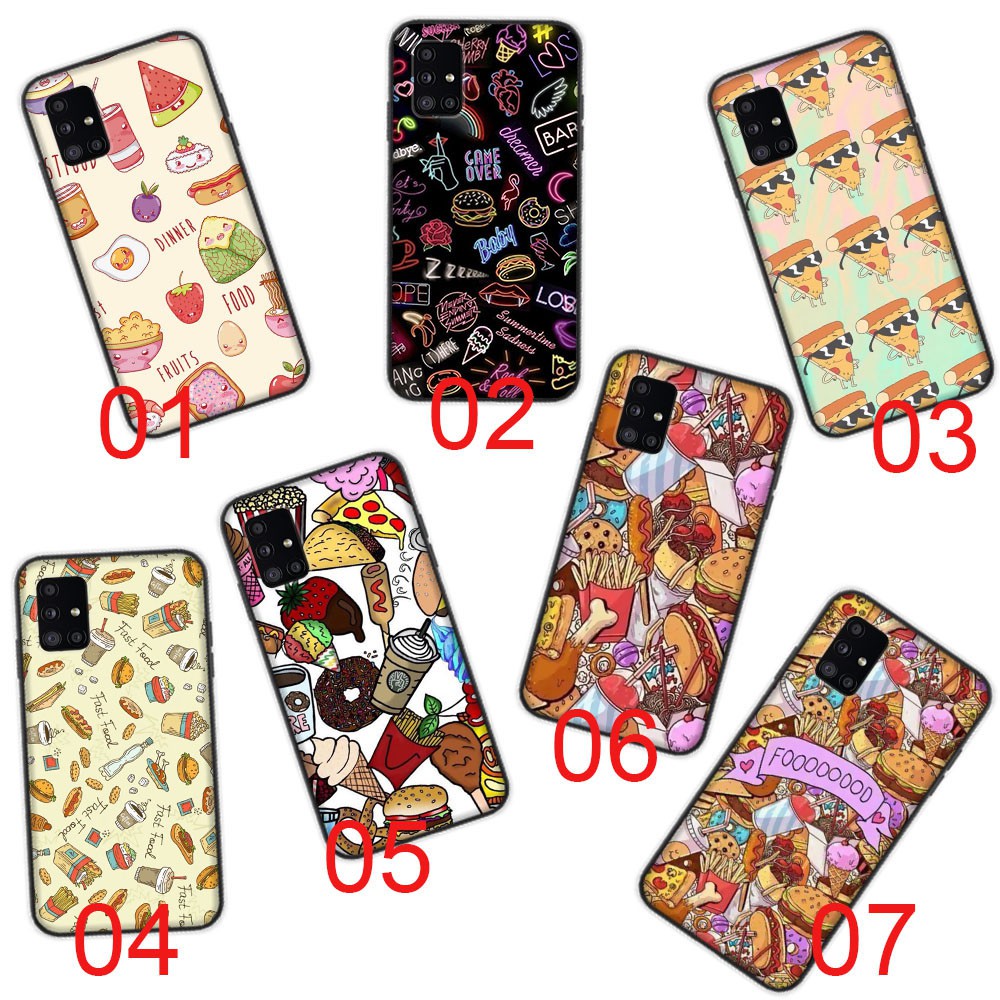 ốp lưng samsung Tpu Mềm In Hình Đồ Ăn Dễ Thương Cho Samsung Galaxy A10S A20S A30S A40S A50S A70S A20E