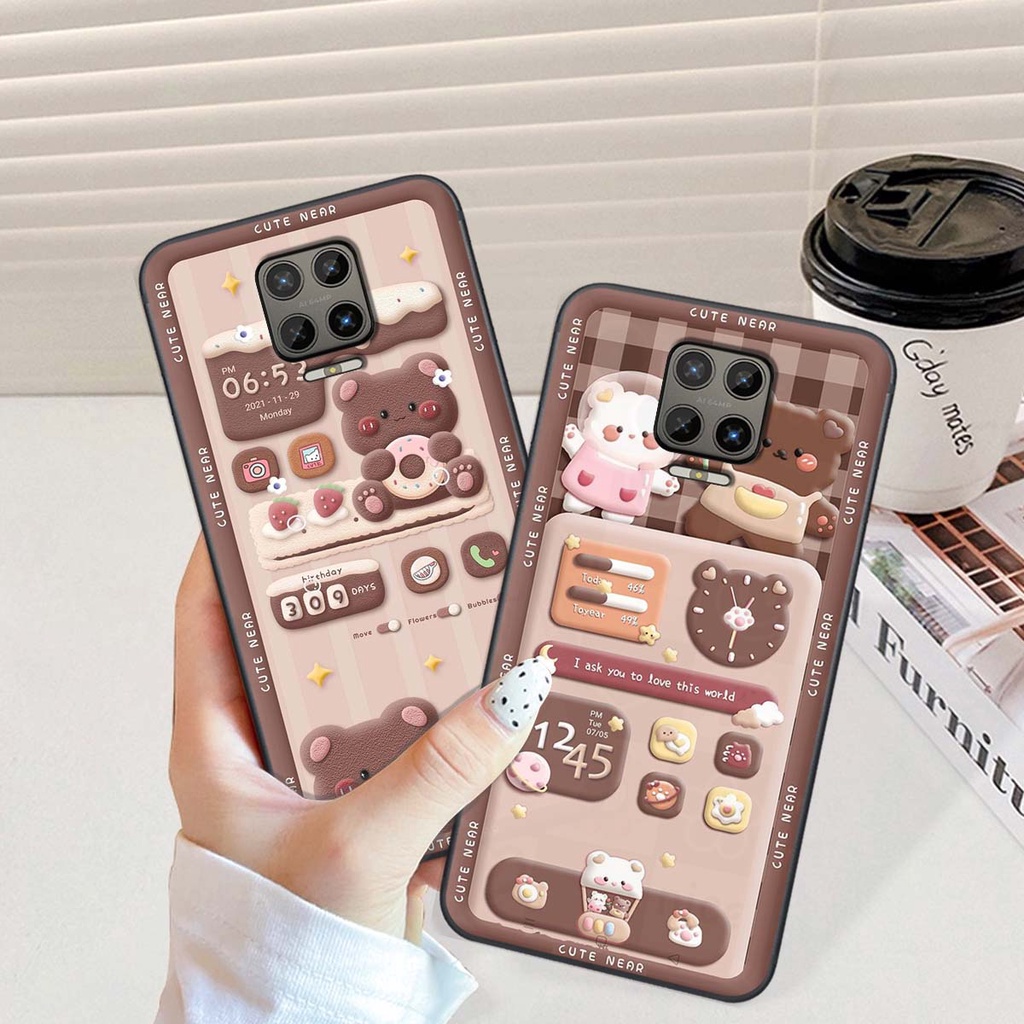 Ốp lưng Vsmart Aris / Aris Pro in hình gấu cute,bò sữa 3D cute dễ thương