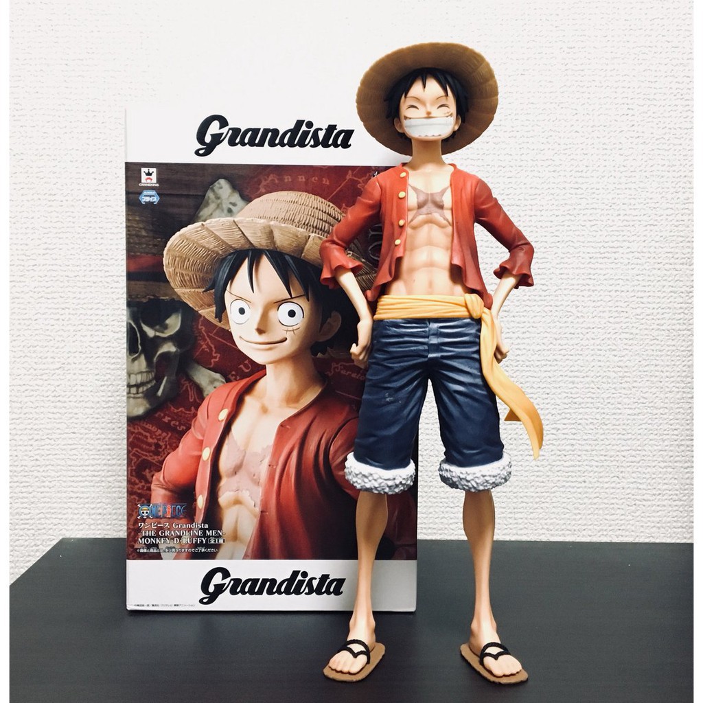 Mô hình Luffy Grandista cao 27cm - One Piece ( Lư ý : Tặng kèm 2 mặt của nhân vật)