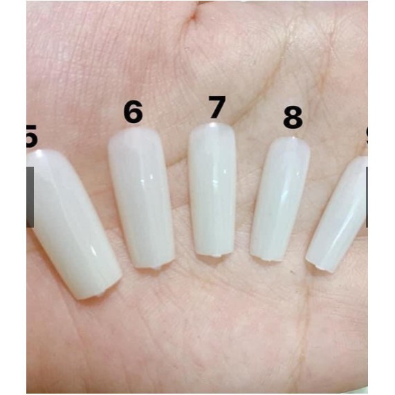 Móng úp Hsm lẻ size dạng túi sz 5,6,7,8,9, Móng giả làm nail