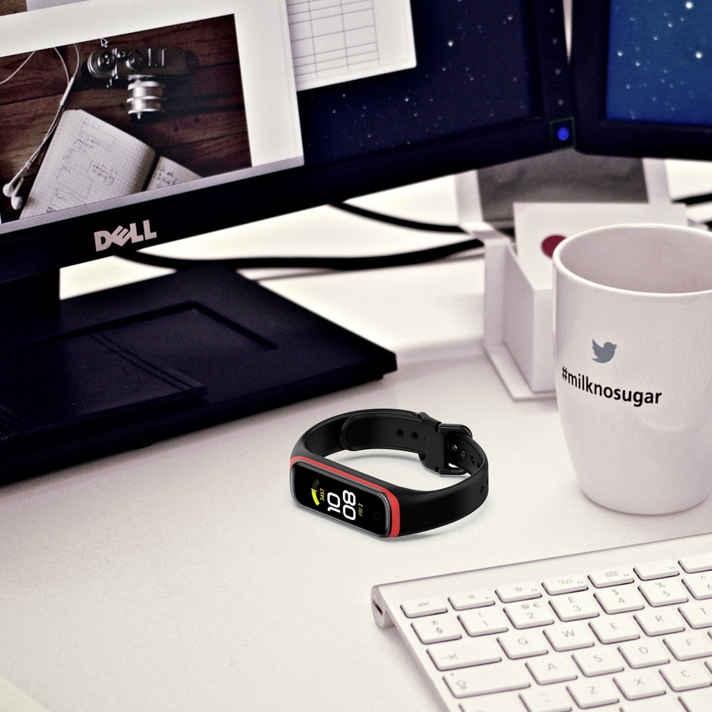 Dây Đeo Silicon Mềm Cho Đồng Hồ Thông Minh Samsung Galaxy Fit 2 SM-R220