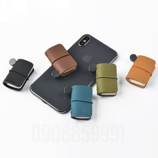 Sổ tay ghi chép cá nhân notebook mini Midori da thật