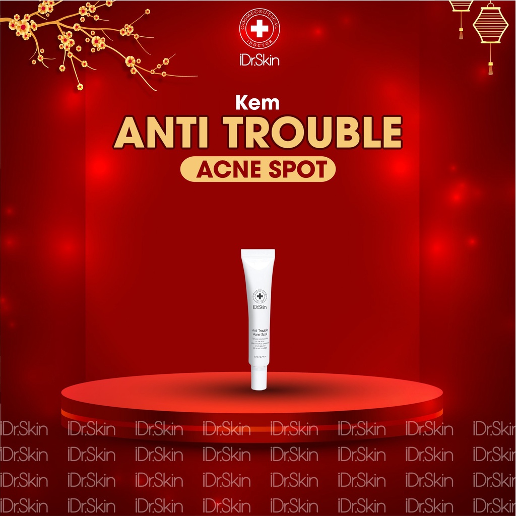 Kem Anti Trouble Acne Spot - Tuýp 20ml - Chính Hãng - iDr.Skin Official