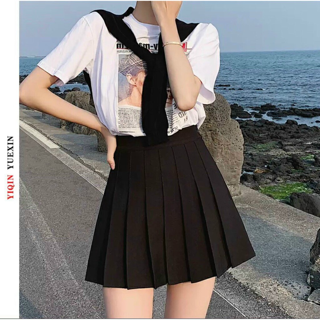 Chân váy xếp ly Tennis dáng ngắn đẹp nhất - chân váy xòe aloha.shop91 (có ảnh thật cực đẹp)