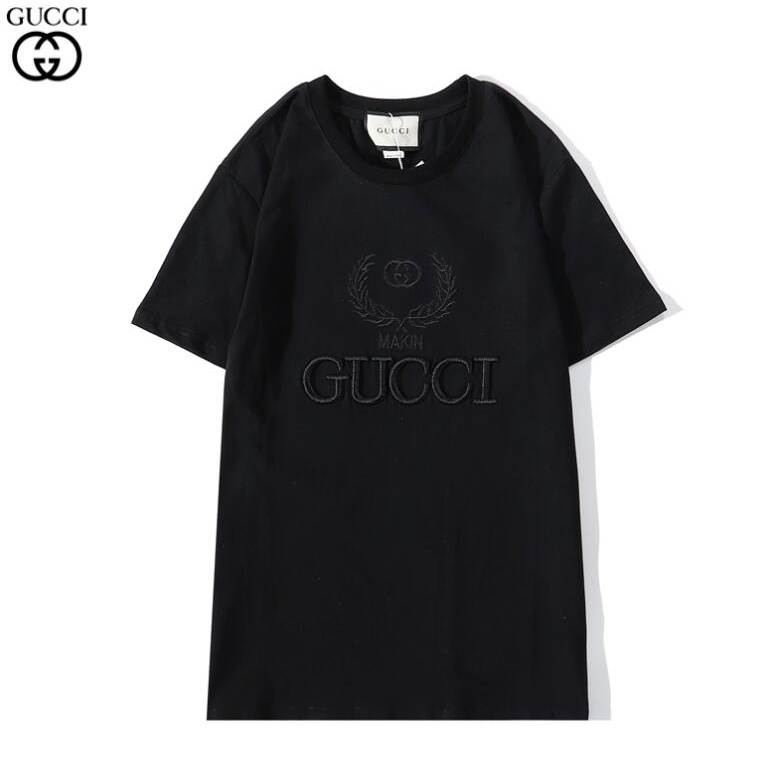 Áo thun cotton tay ngắn thêu họa tiết Áo thời trang dành cho nam và nữ