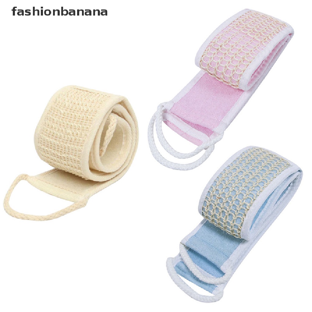 Fashionbanana Exfoliating Loofah Back Strap Bath Shower Body Sponge Body Scrubber Brush TYU