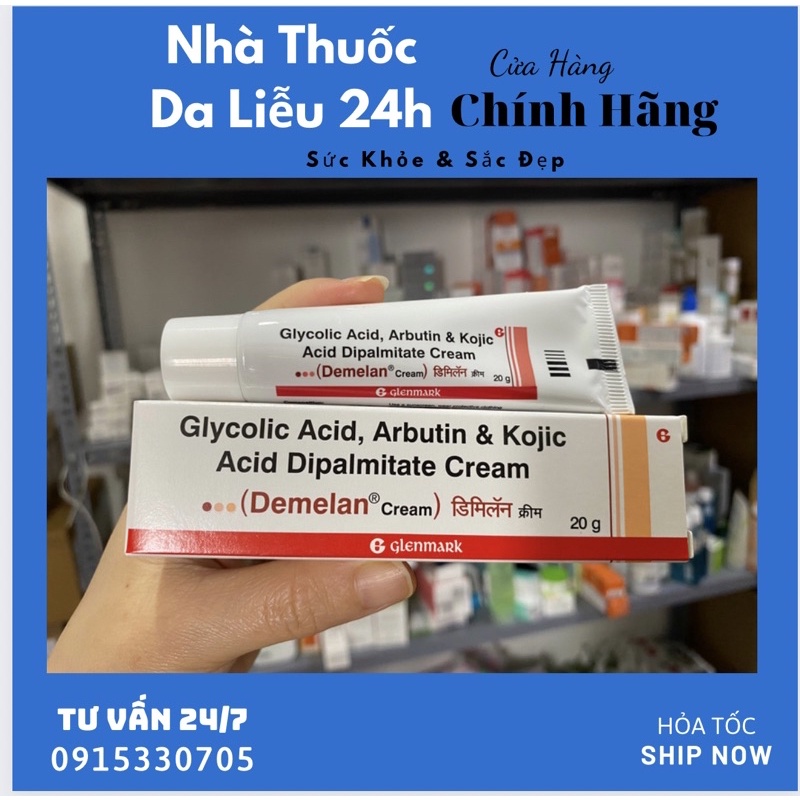 Demelan kem làm trắng, sáng da, hỗ trợ giảm thâm nám an toàn