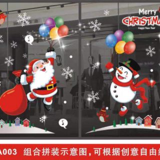 Decal trang trí noel nhiều mẫu